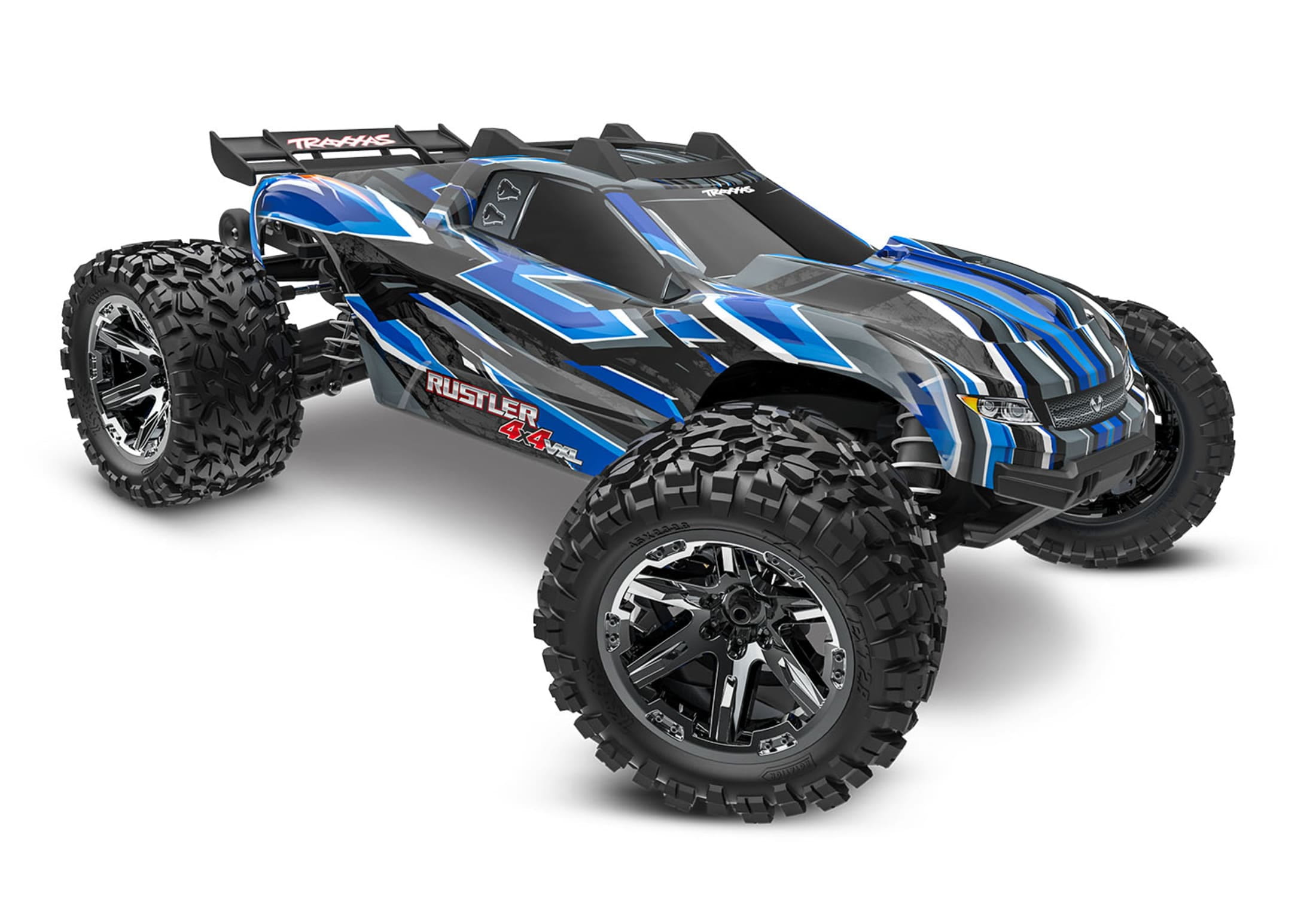Traxxas RC Rustler 4x4 VXL HD RTR blau Traxxas RC Rustler 4x4 VXL HD RTR blau