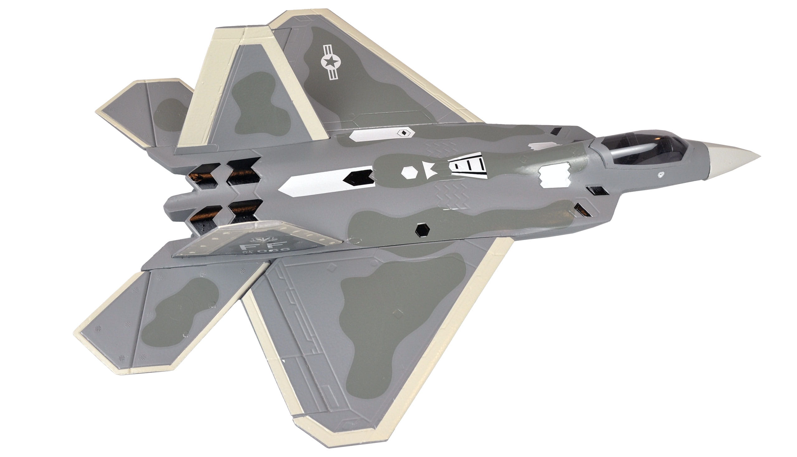 Amewi RC Flugzeug AMXFlight F-22 Raptor Jet EPO ARF grau