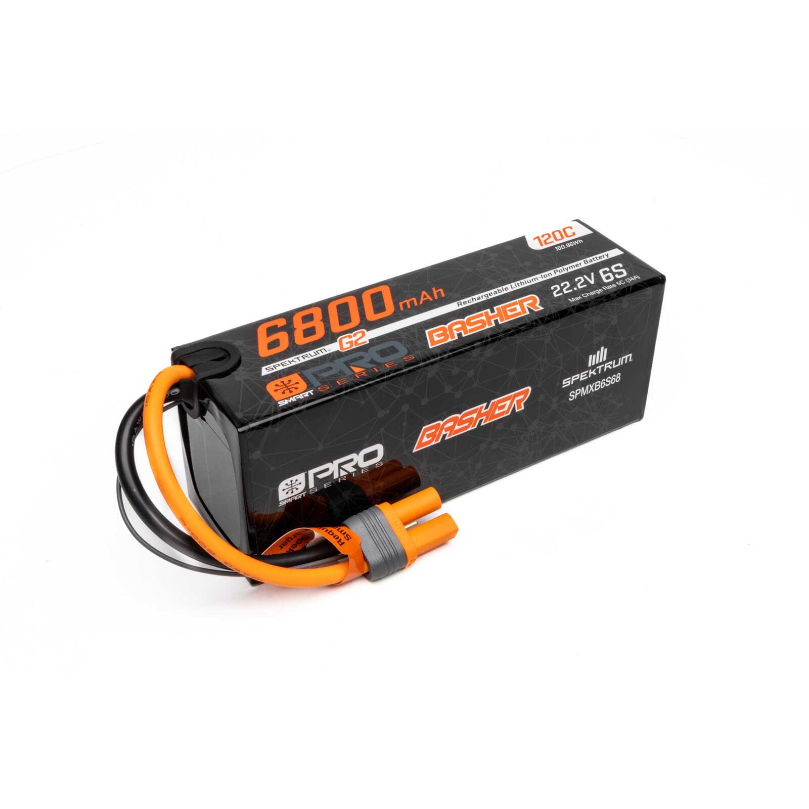 SPEKTRUM 6S 6800mAh 22 2V Lipo Akku Basher spektrum 6s 22 2v lipo akku basher