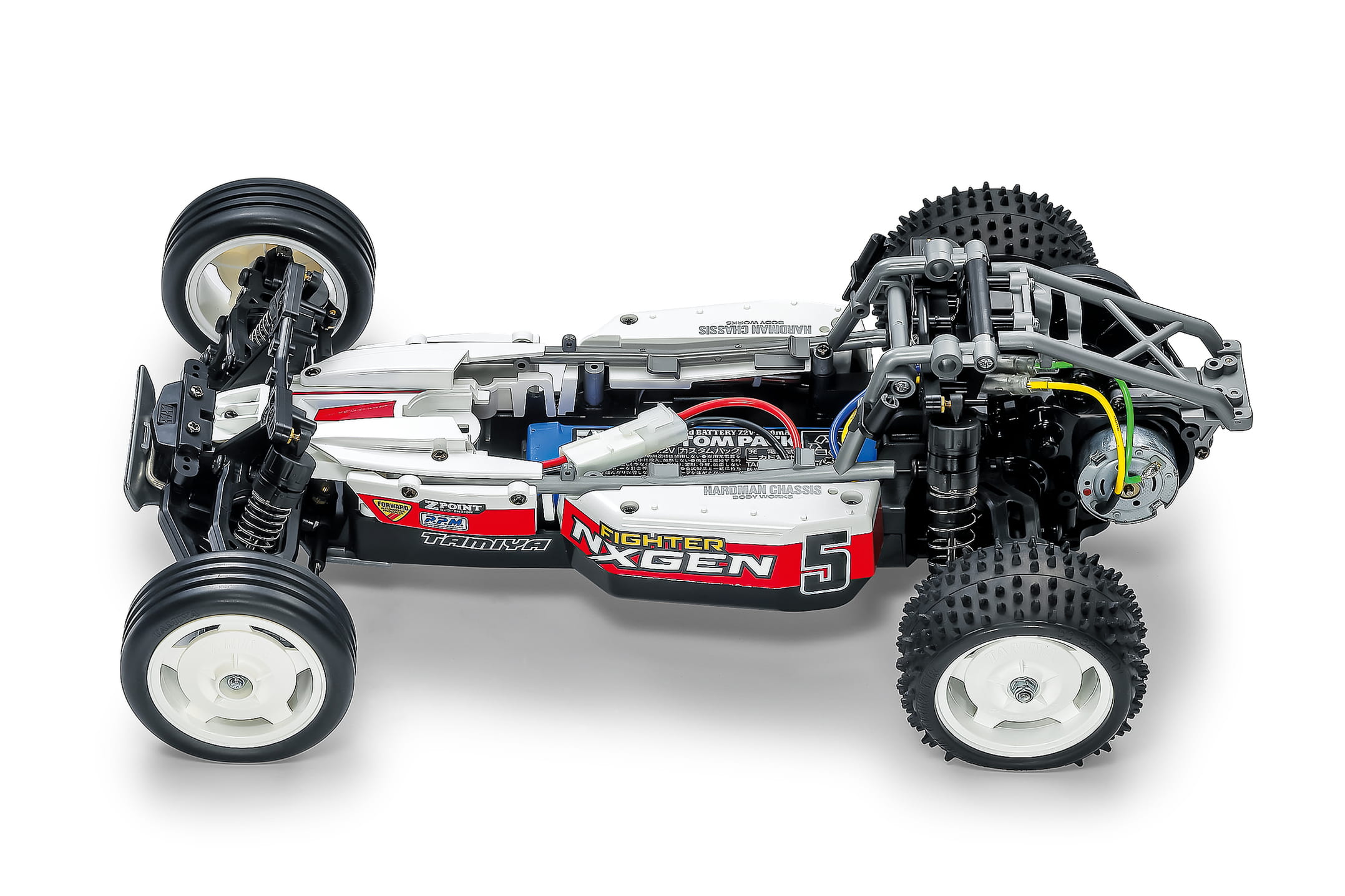 Tamiya DT-04 NXGEN Fighter Buggy Set mit Akku und Ladegeraet