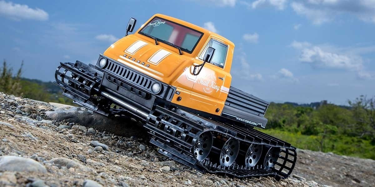 KYOSHO Pistenraupe Trail King orange RTR kyosho trail king pistenraupe rtr orange