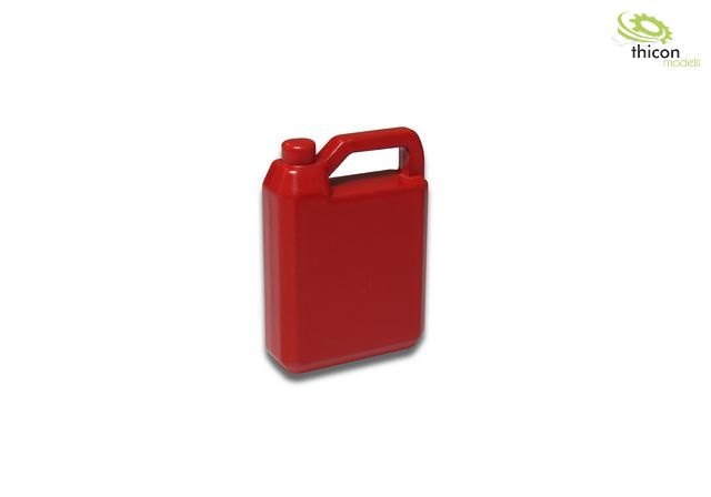 Thicon Oel-Kanister 4L aus Metall rot - RC-Zubehoer