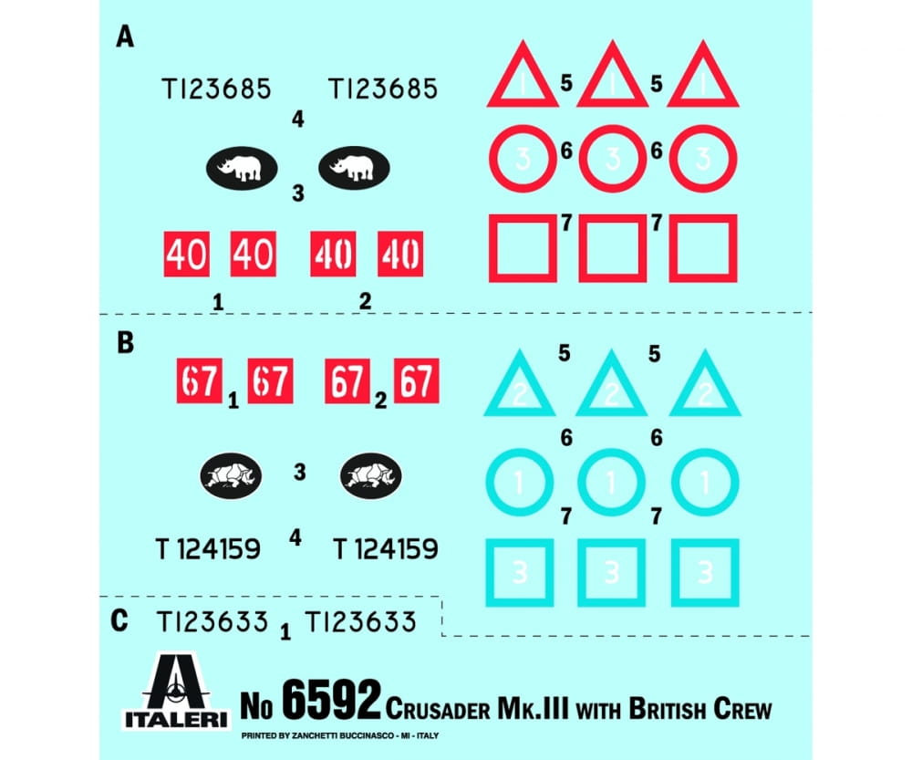 Italeri 1:35 Brit. Crusader Mk.III m. Besatzung Italeri 1:35 Brit. Crusader Mk.III m. Besatzung