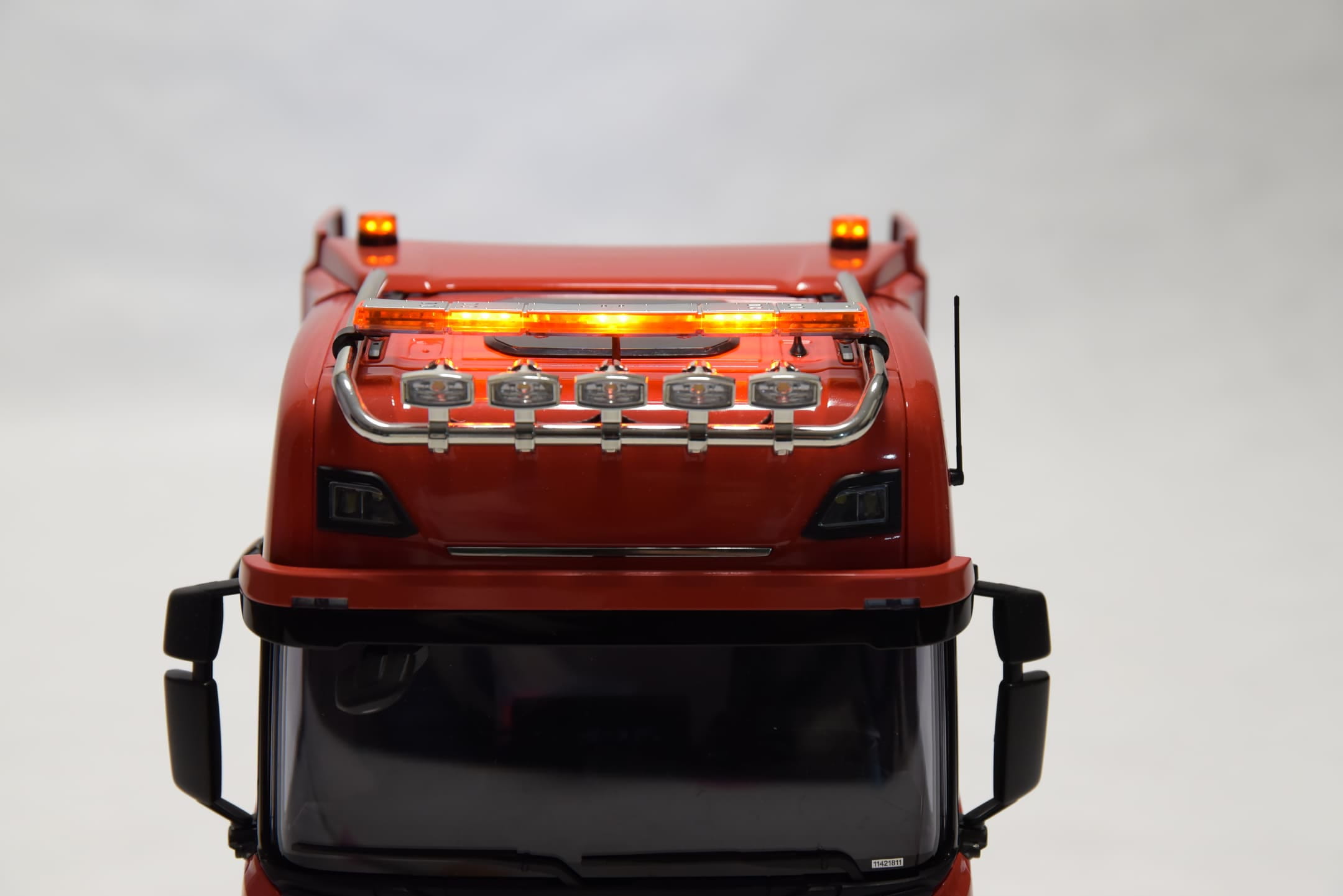 Carson RC Truck Beleuchtung Warnbalken Strobo Set Scania SLT8x4 Schwerlast 1:14