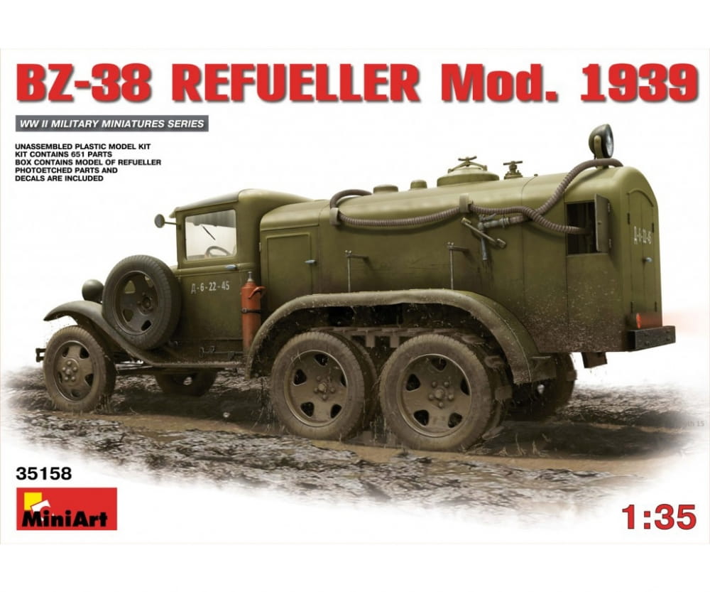 Plastikmodellbau von Miniart 1-35 bz 38 tankwagen mod 1939