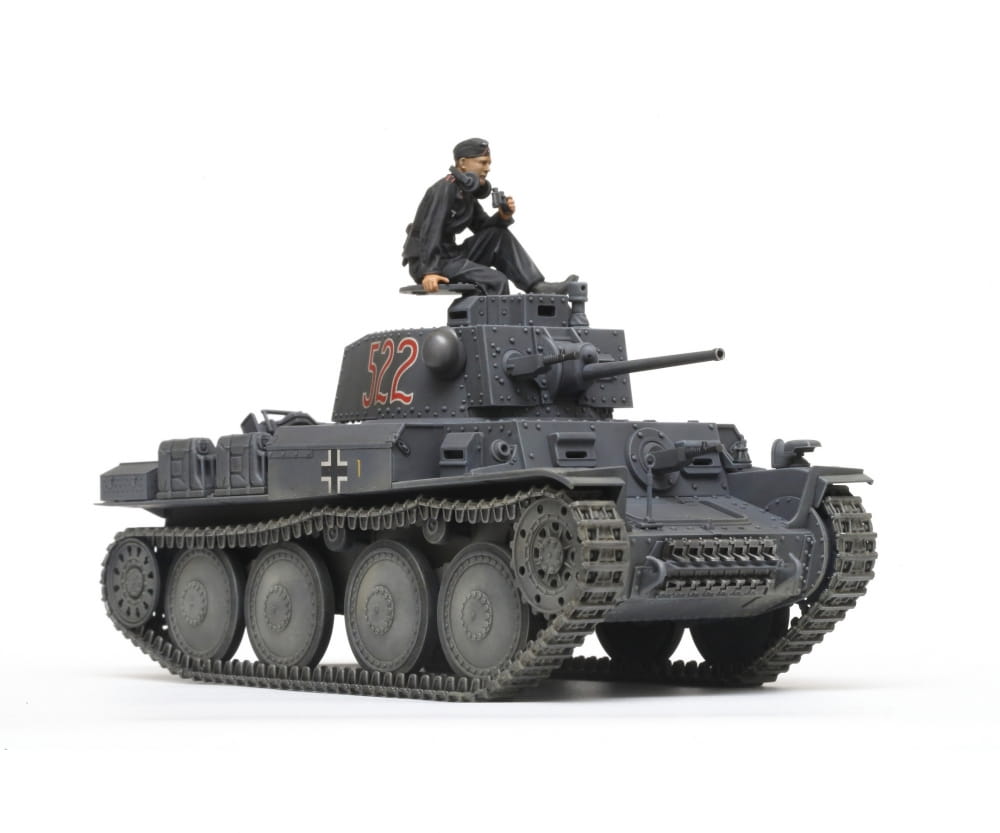 Tamiya Deutscher Panzer Pzkpfw. 38(t) Ausf. 1:35 Plastik Modellbau Militär Bausatz Tamiya Deutscher Panzer Pzkpfw. 38(t) Ausf. 1:35 Plastik Modellbau Militär Bausatz