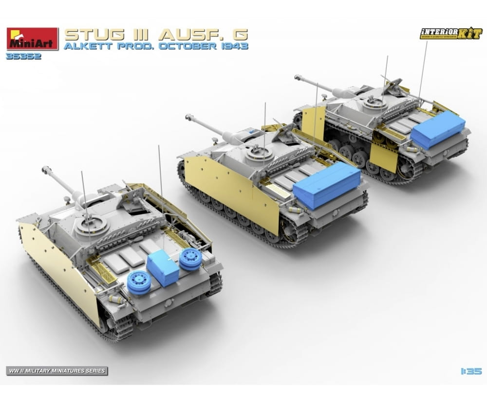 MiniArt 1:35 Deutsches StuG III Ausf. G Pro Plastik Modellbausatz
