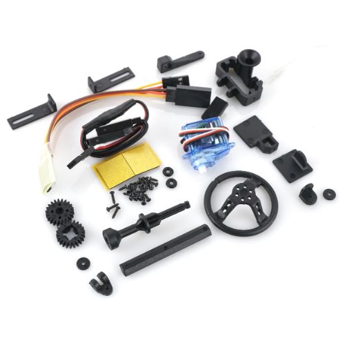 Thicon 1:10/1:14 Automatik-Lenkrad mit Servo Bausatz
