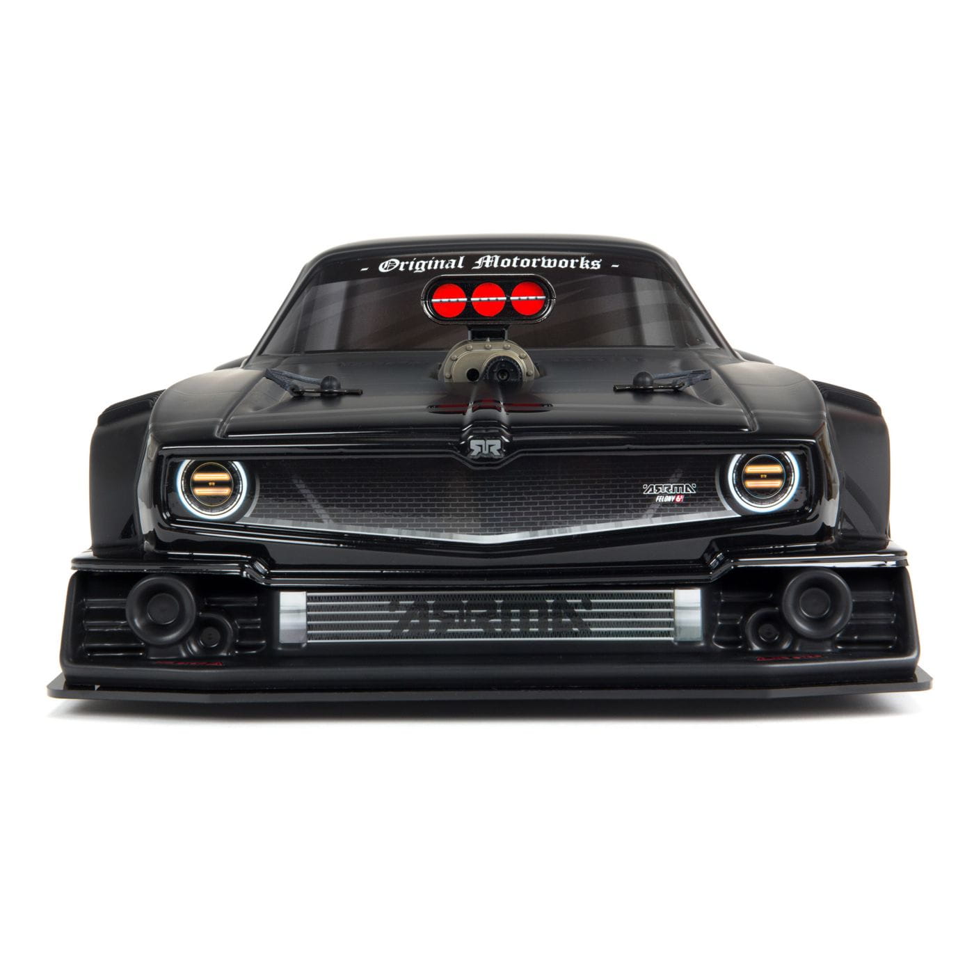 ARRMA Felony 6S BLX RTR Muscle Car im Massstab 1 zu 7 in Retro-Optik-schwarz matt
