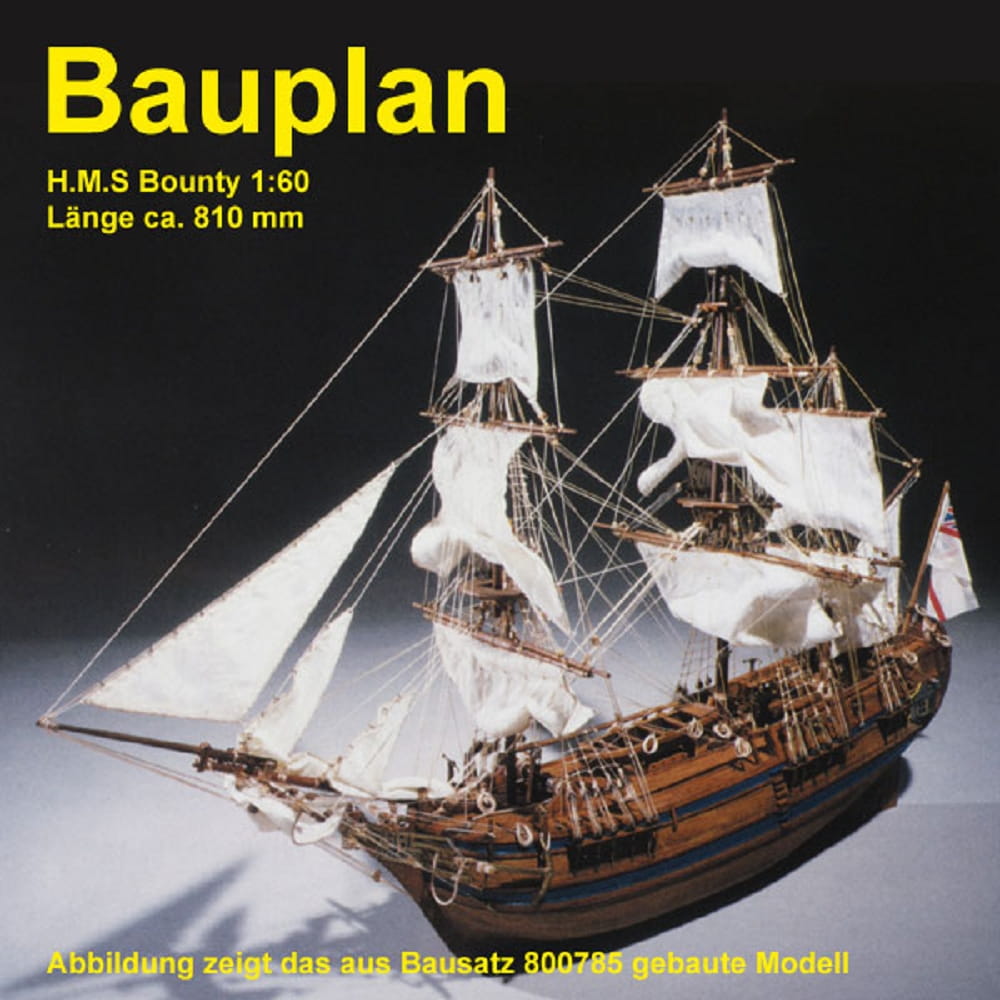 Krick Bauplan HMS Bounty
