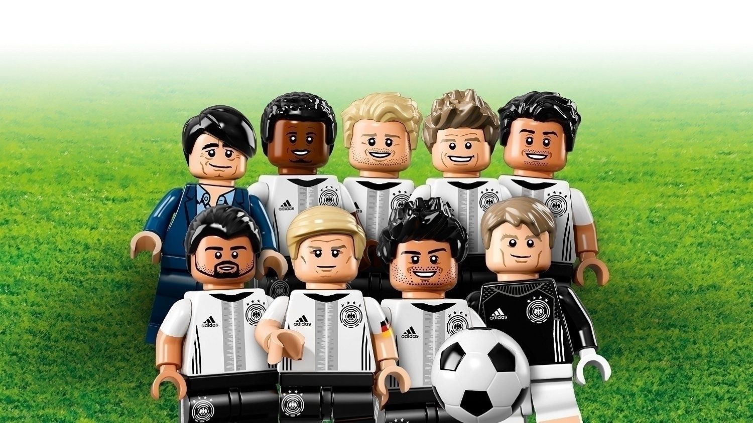 Lego Minifigur Thomas Müller Nummer 13 1 Stück DFB Die Fußball Mannschaft Limitiert