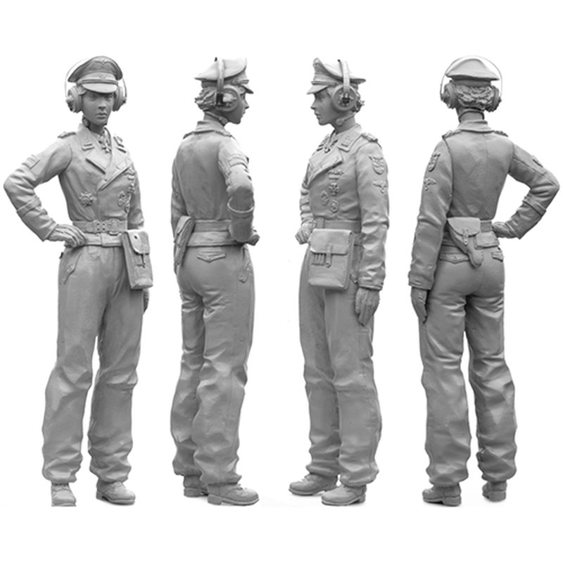 Torro 1:16 Figurenbausatz Wehrmacht Panzerkommandantin
