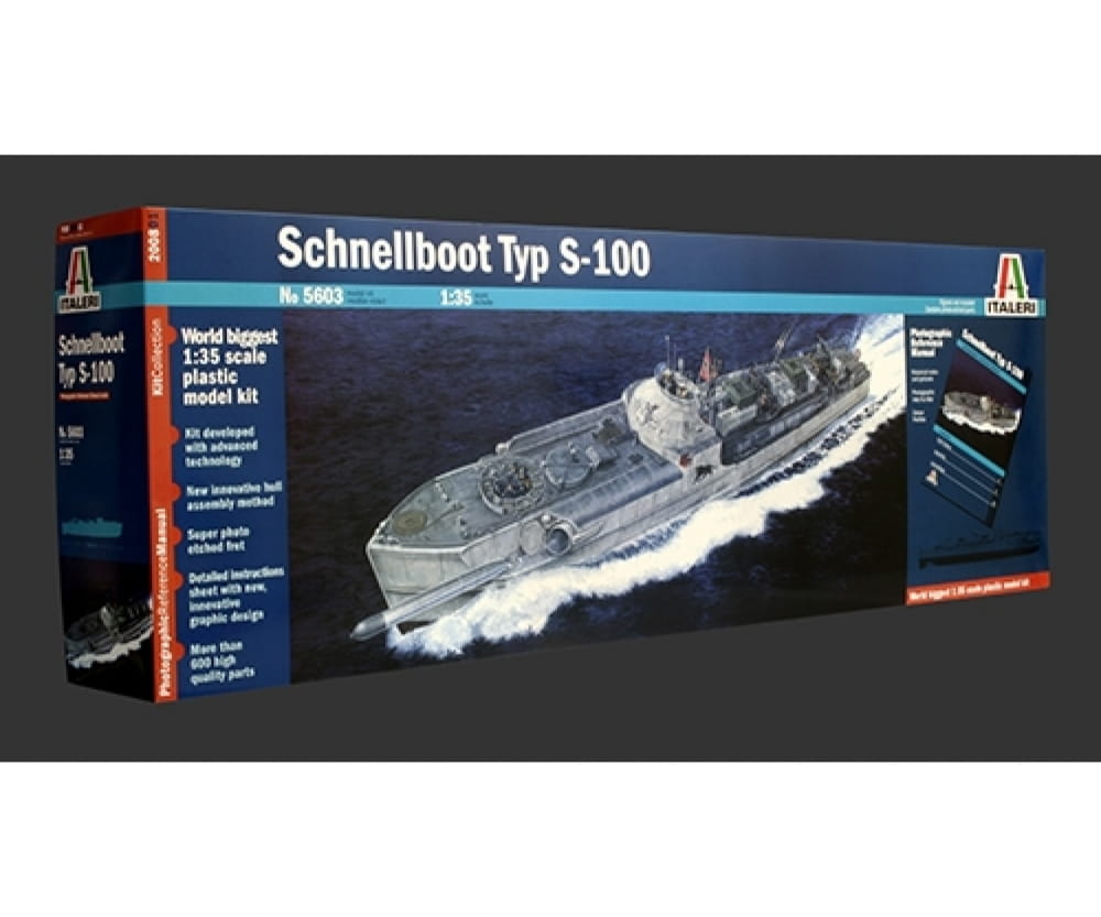 Italeri Schnellboot Typ S-100 PRM Edition Plastikmodellbausatz 1_35
