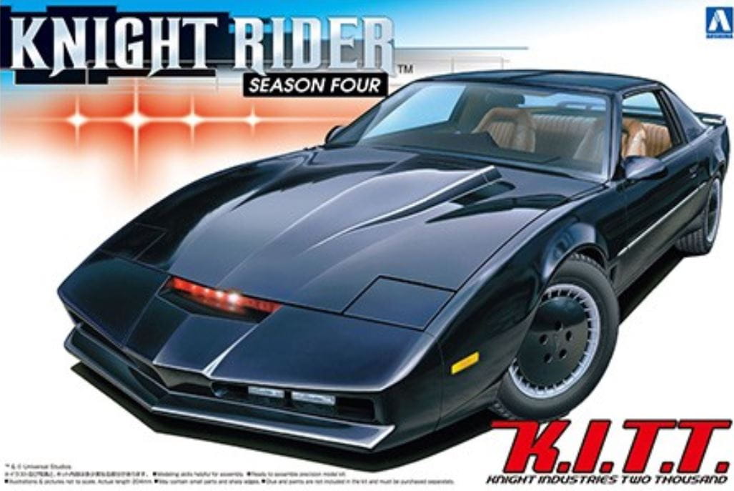 Aoshima Knight Rider KITT Modellauto Season 4 1:24 Plasik Bausatz