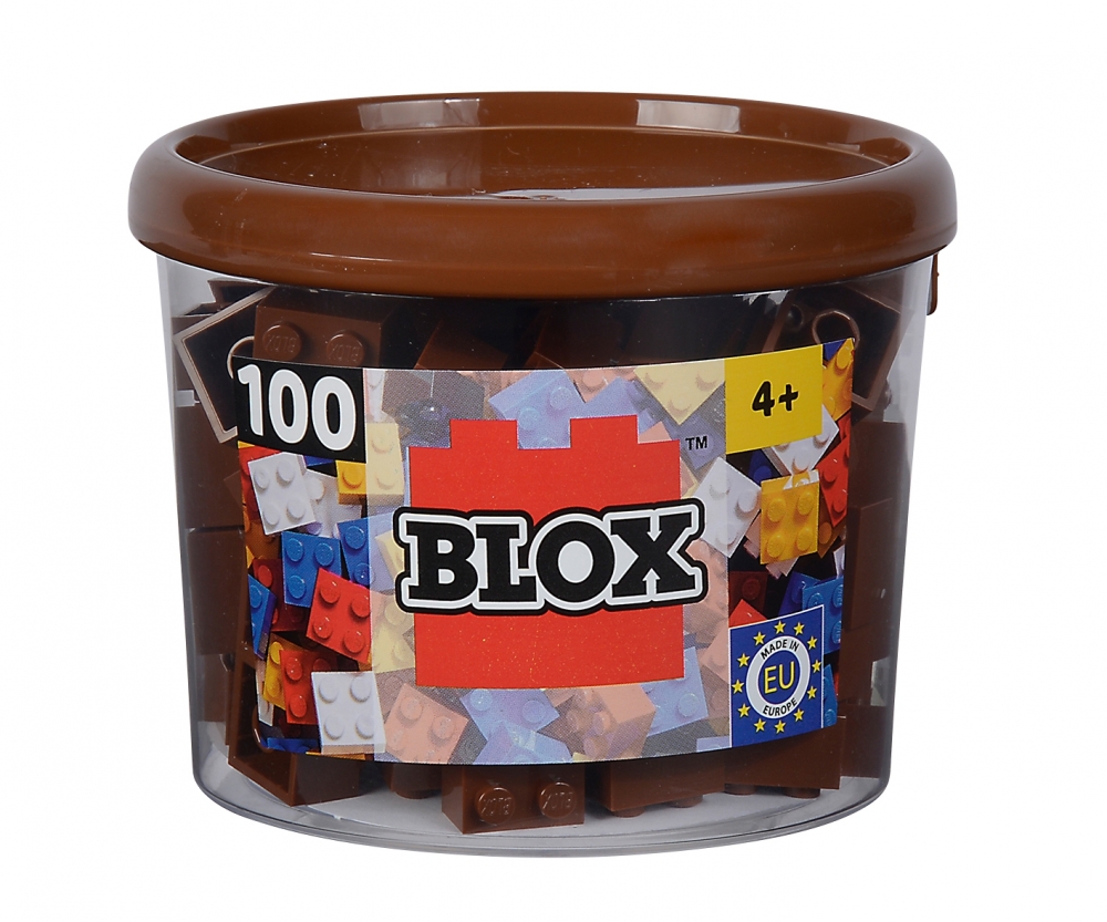 Androni Blox 100 Bausteine braune 4er Steine in Dose