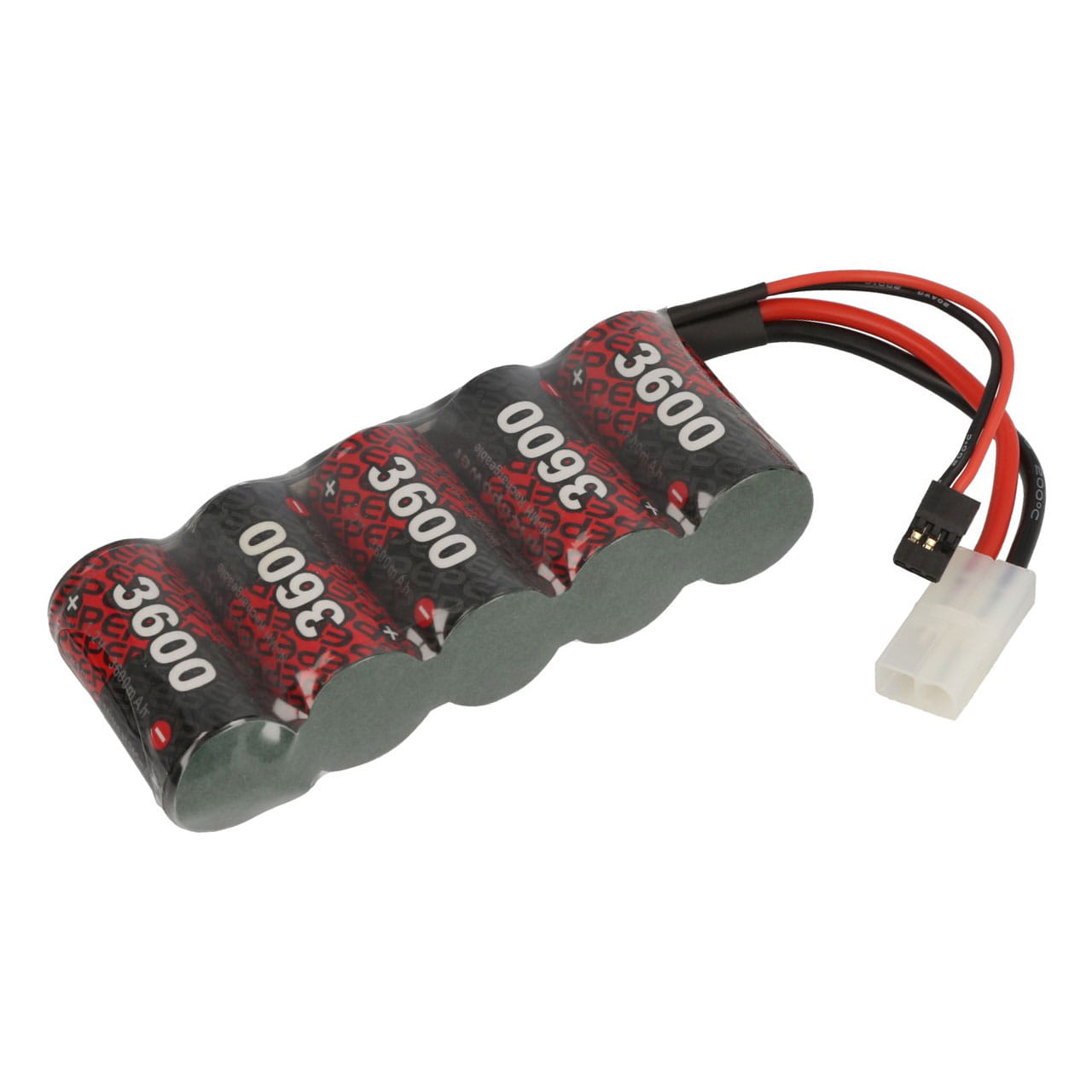 EP NiMH Akku 6V 3600mAh 5 Zellen Sub-C Empfaengerpack 1_5 - RC-Zubehoer