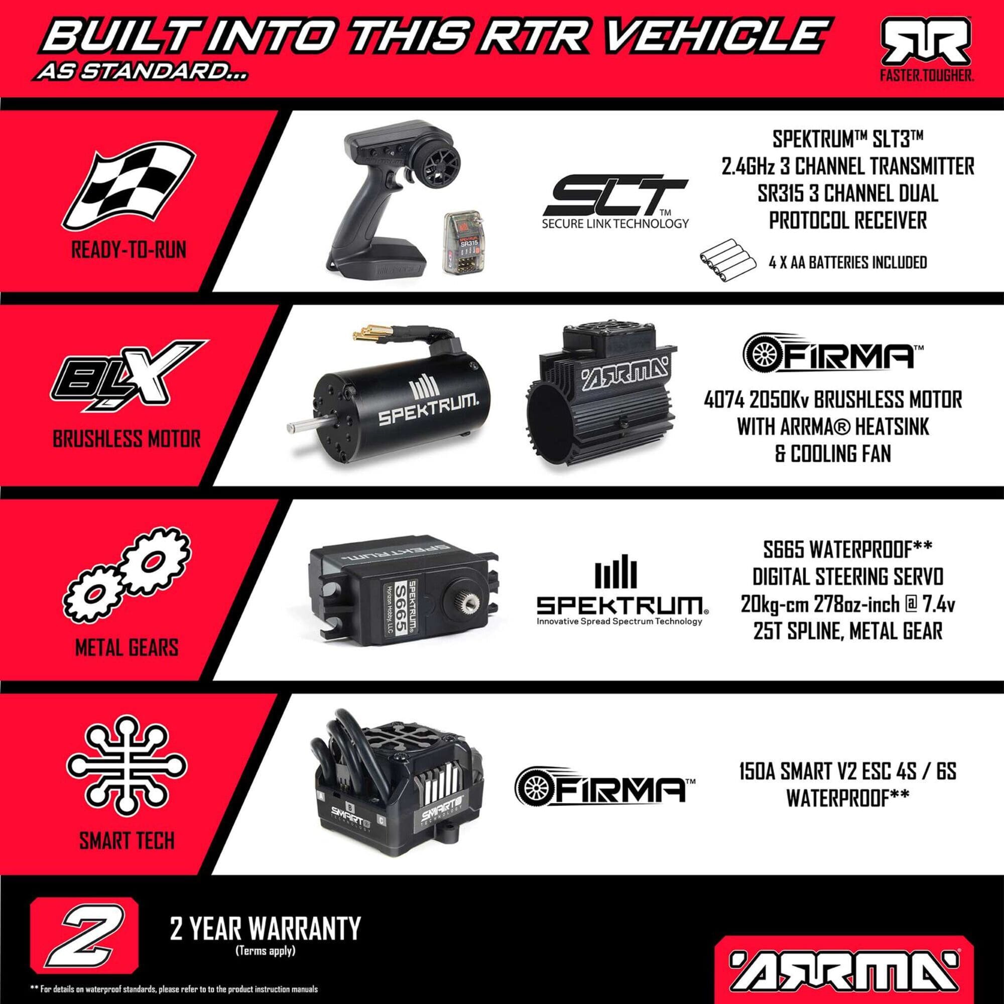 Arrma 1_8 KRATON 6S EXB 4X4 RTR Monstertruck Brushless Offroad