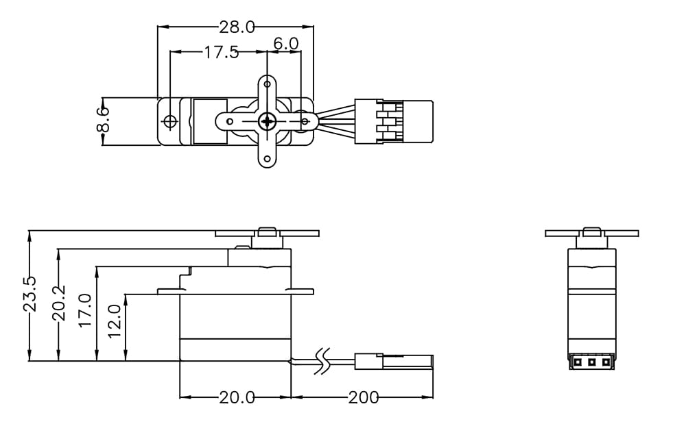 HiTEC HS-40 5g Mini Analog Servo