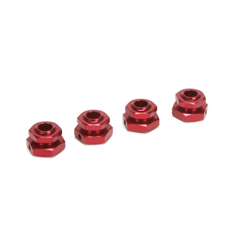 Losi LST XXL 2 Gas: Radmuttern 20mm Rot