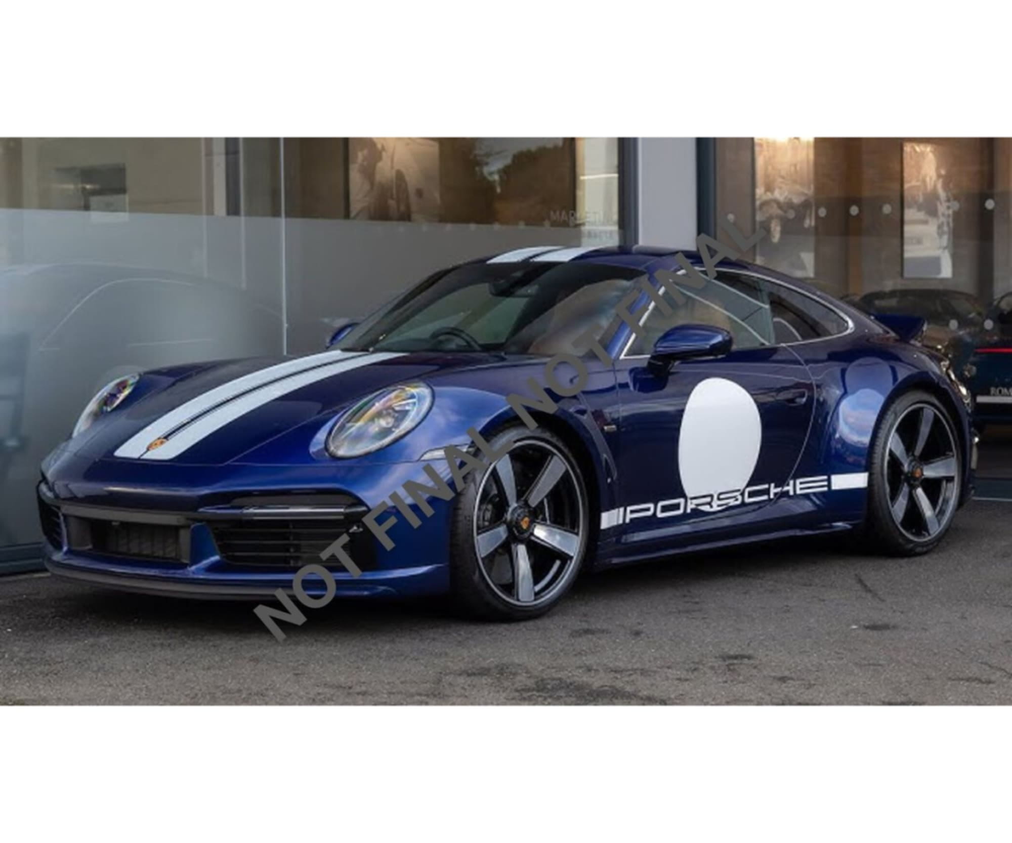 Solido 1_43 Porsche 992 Sport Classic 2023 blau - RC-Zubehoer
