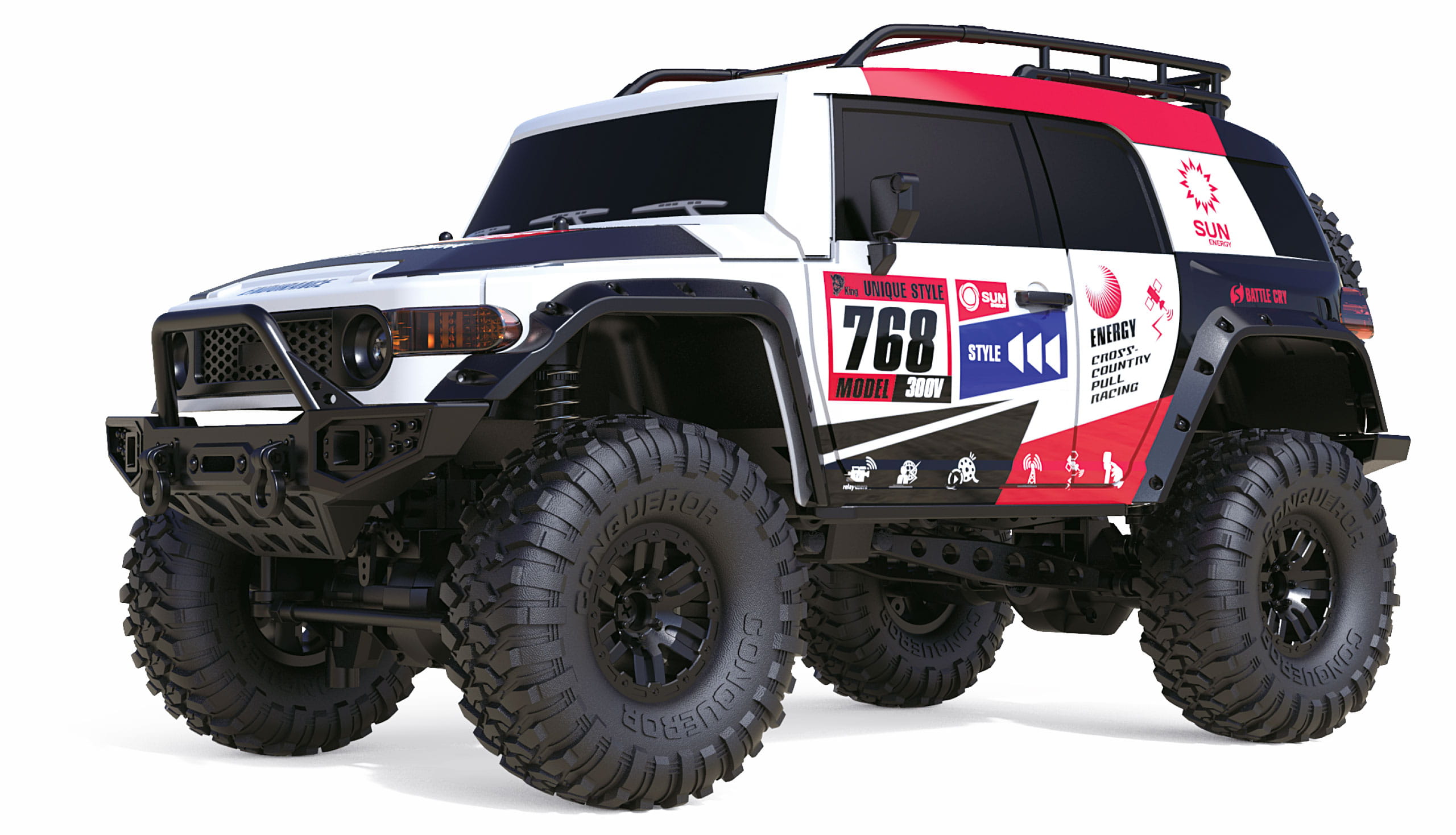 Amewi RC Race Crawler Dirt Climbing SUV 4WD 1:10 RTR weiß/rot Amewi RC Race Crawler Dirt Climbing SUV 4WD 1:10 RTR weiß/rot