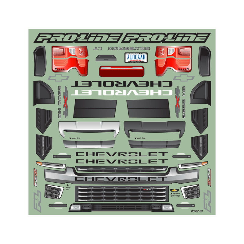 Proline 2021 Chevy Silverado Clear Body E-REVO 2.0 _ MAXX - RC-Zubehoer