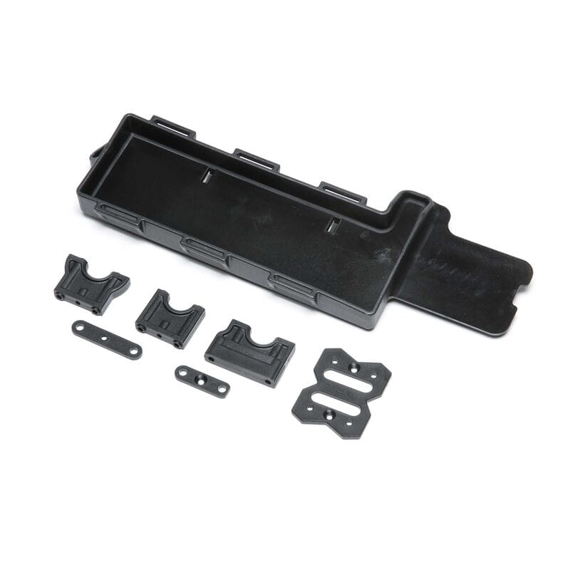 Losi Battery Tray_ Center Diff Mount_ 8XT - RC-Zubehoer