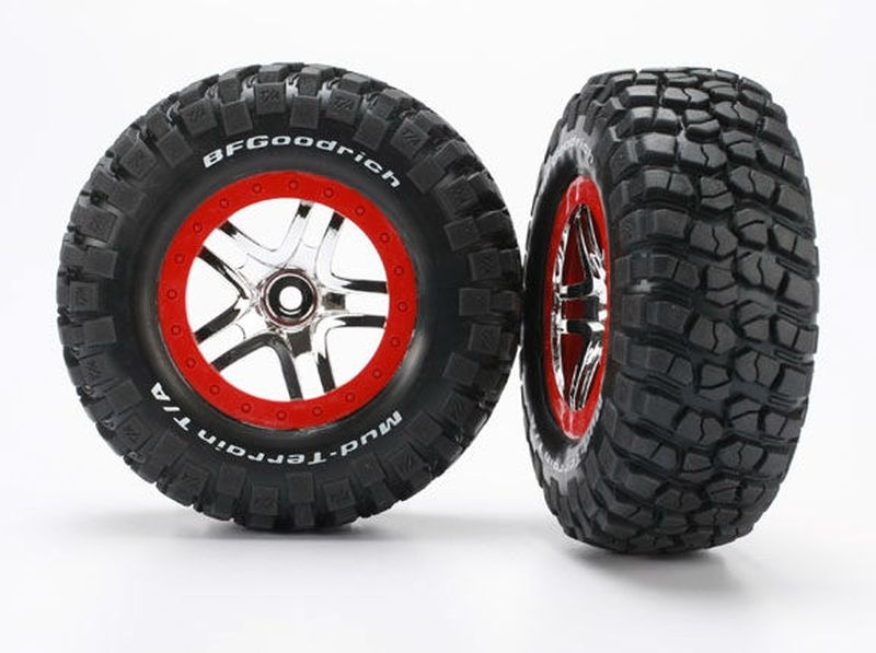 Traxxas Reifen ultra-soft S1 auf Felge chrome - RC-Zubehoer