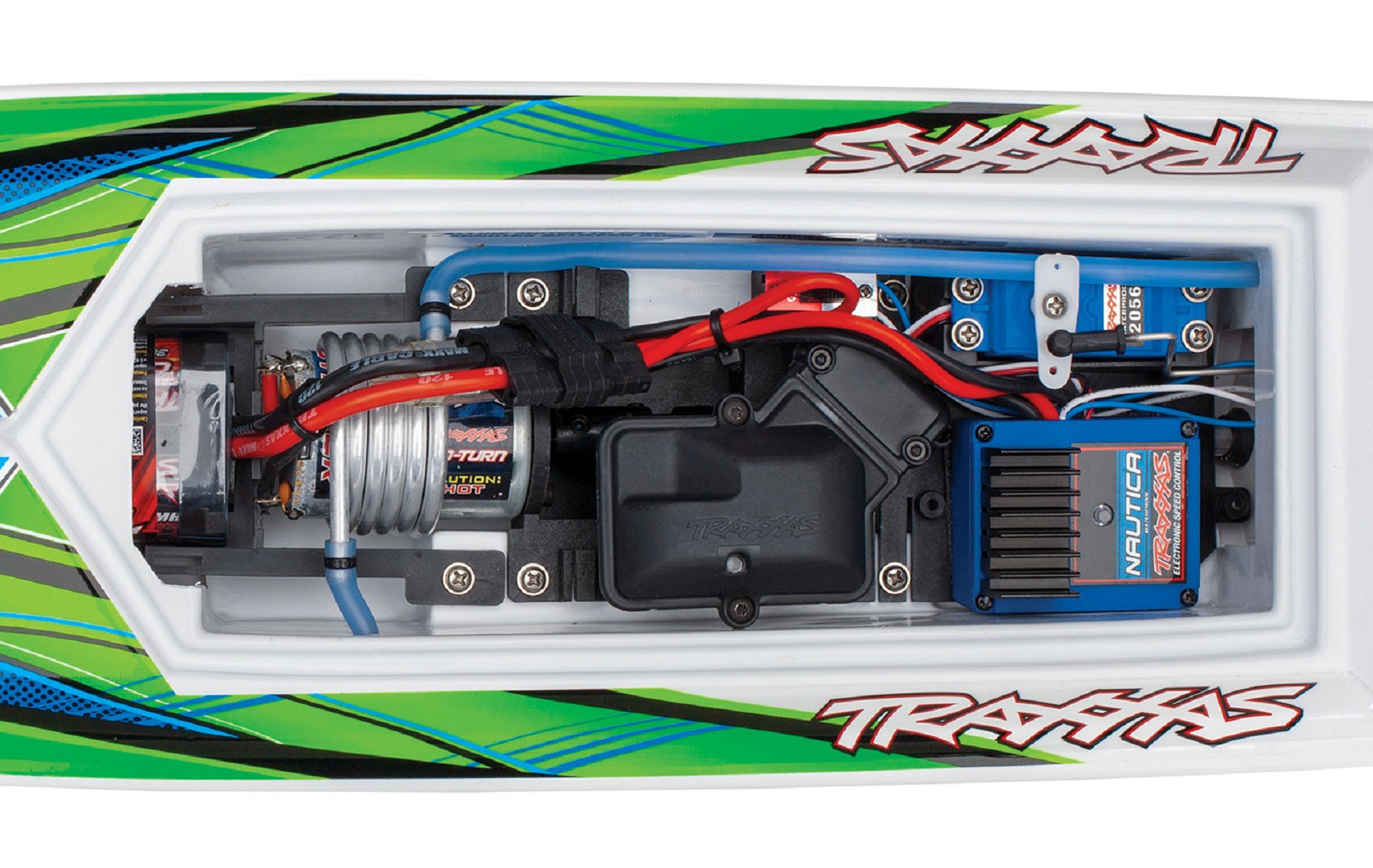 Traxxas Blast RC Boot RTR 1 zu 10 mit Akku Gruen