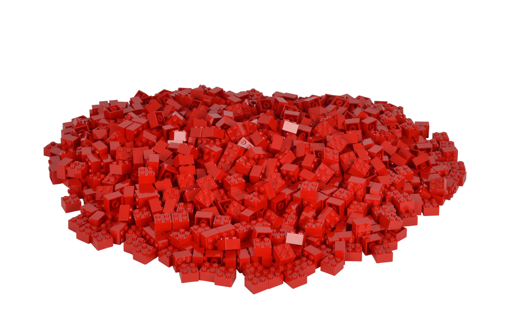 Androni Bausteine Blox 1000 rote 4er Steine lose