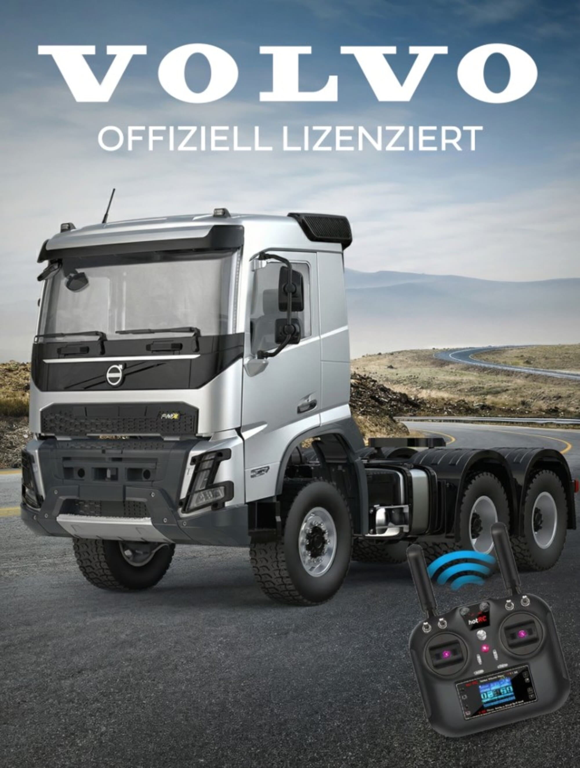 Amewi Volvo FMX E013 Zugmaschine 6x4 1_14 RTR silber