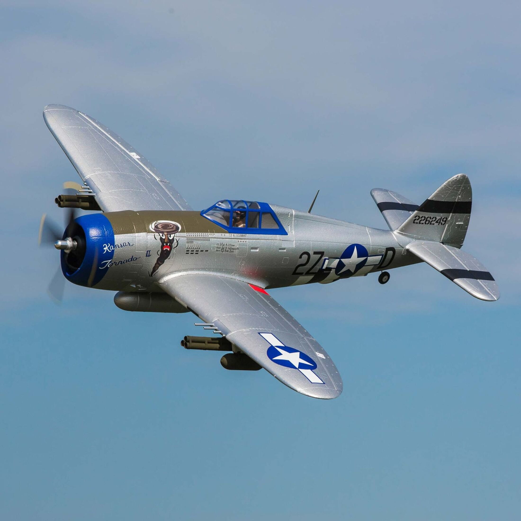 E-flite P-47 Razorback 1.2m PNP RC Flugzeug e-flite-razorback-rc-flugzeug-spektrum-pnp-verion-mit-servos-regler