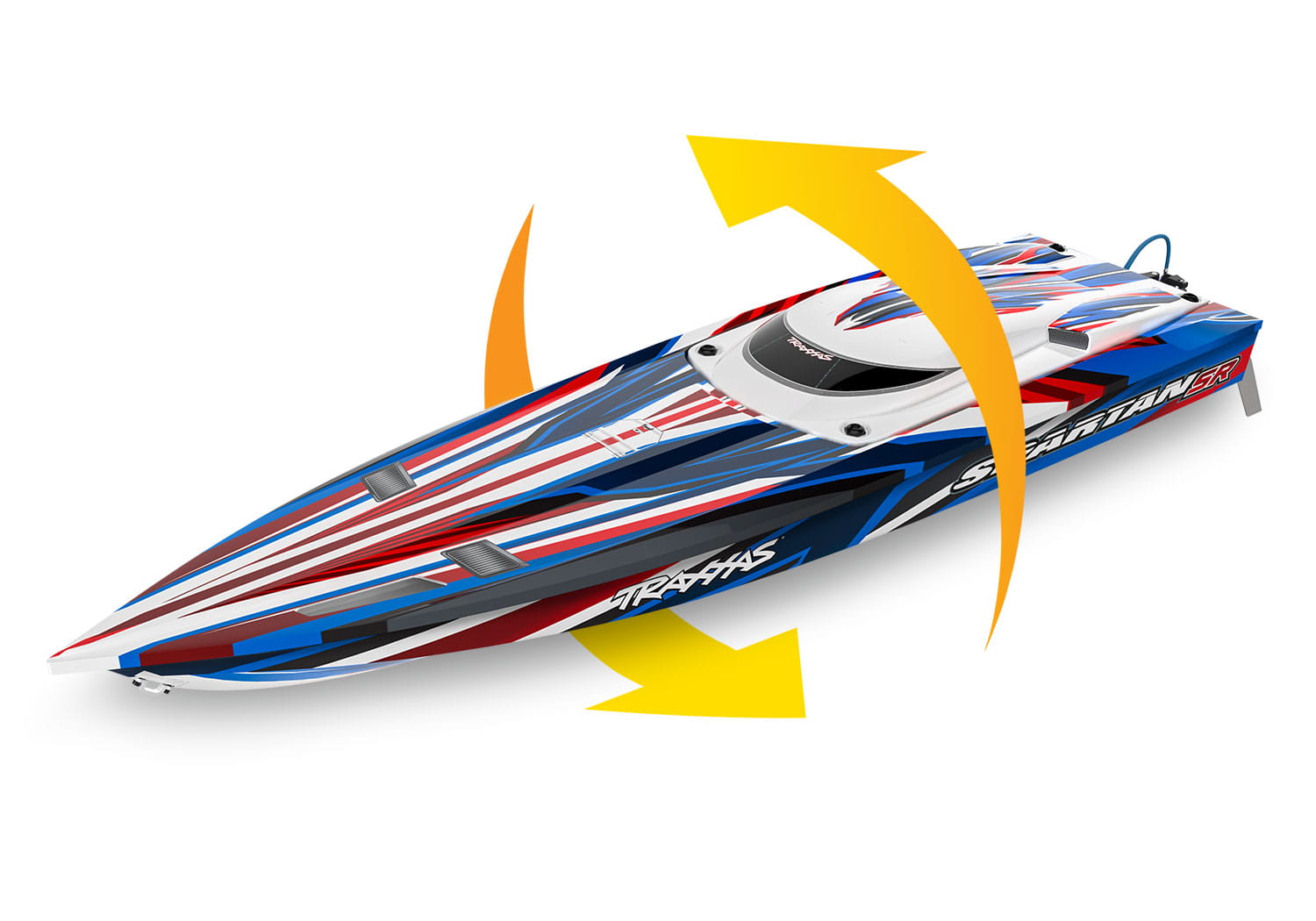TRAXXAS Spartan SR Brushless RC-Boot 36 Zoll Gruen TRAXXAS Spartan SR Brushless RC-Boot 36 Zoll Gruen