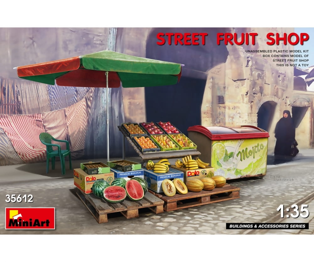 MiniArt 1:35 Obststand Plastik Modellbau