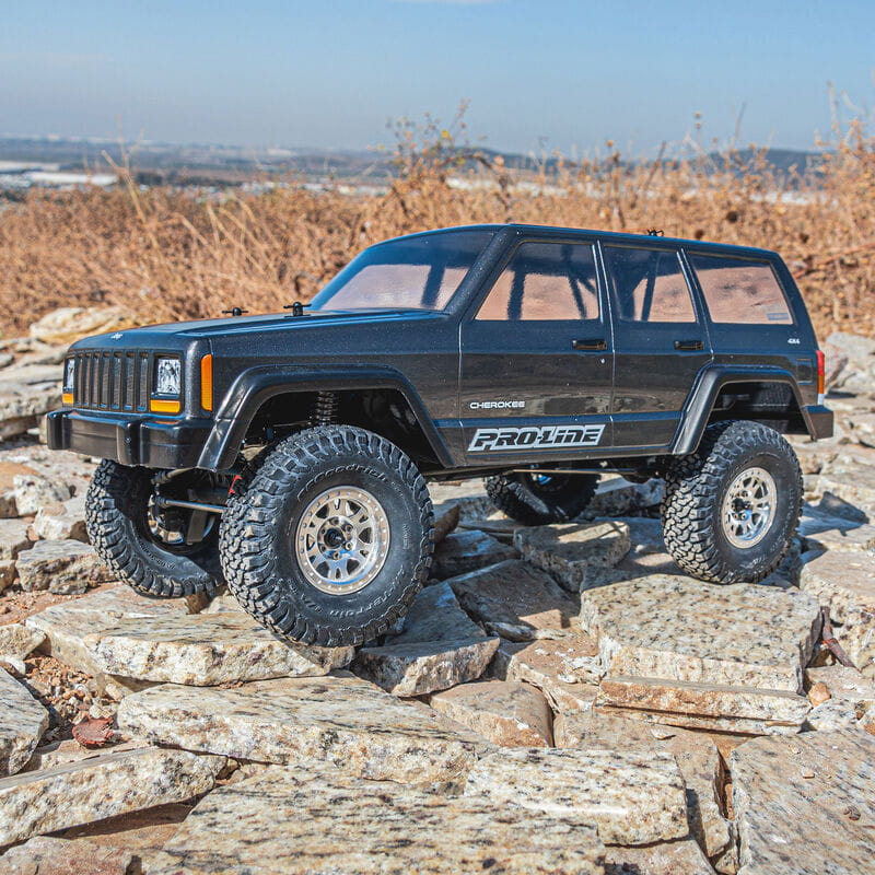 Proline 1_10 2001 Jeep Cherokee Klar Karosserie 12.3” _313mm_ Radstand Crawler - RC-Zubehoer