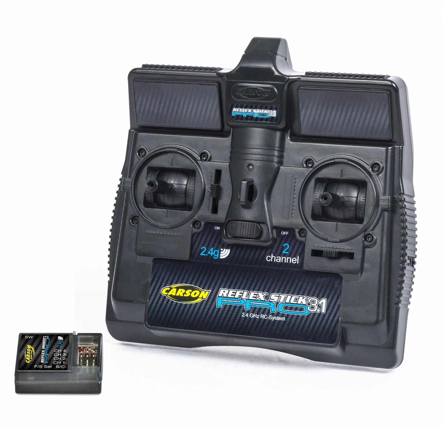 Carson Fernsteuerung Reflex Stick Pro 3.1 2.4G 2 Kanal Carson Fernsteuerung Reflex Stick Pro 3.1 2.4G 2 Kanal