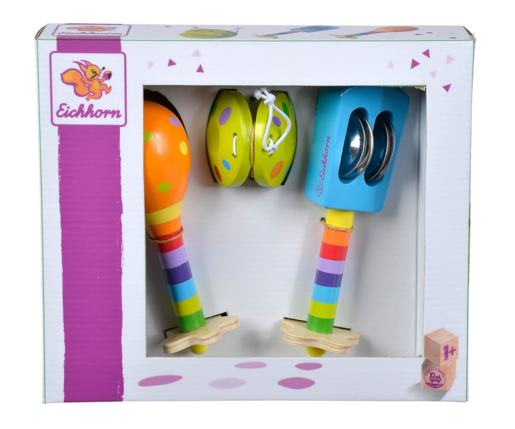 Eichhorn Musik Set mit Maracas