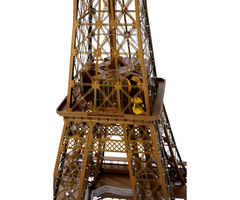 IXO Eiffelturm 1_270 Premium Modellbausatz mit Beleuchtung und Aufzuegen_