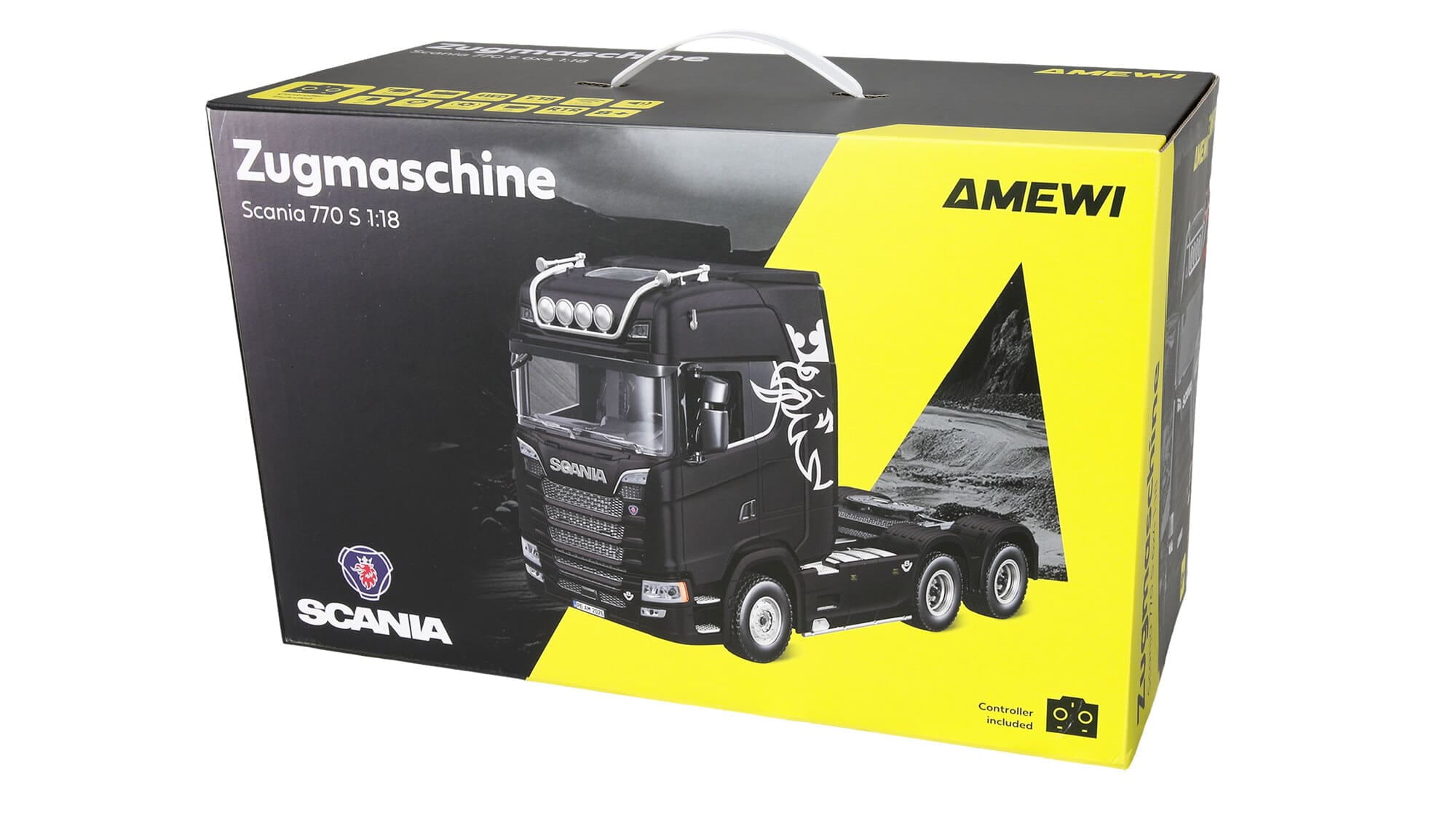 Amewi Scania 770 S 6x4 RC Zugmaschine RTR 1_18 Schwarz