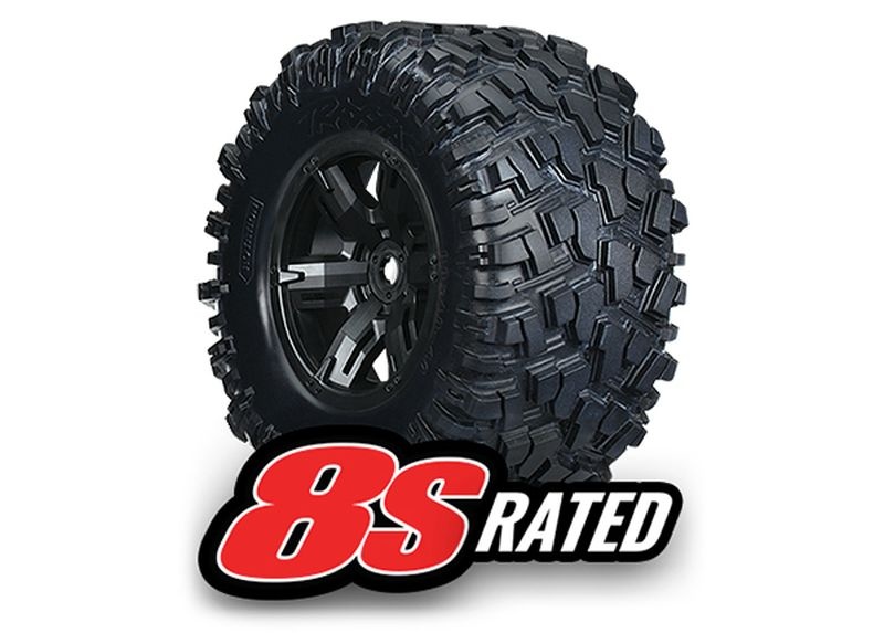 Traxxas X-Maxx - XRT 8S _Maxx Reifen _ Felgen_ verklebt Komplettraeder - RC-Zubehoer