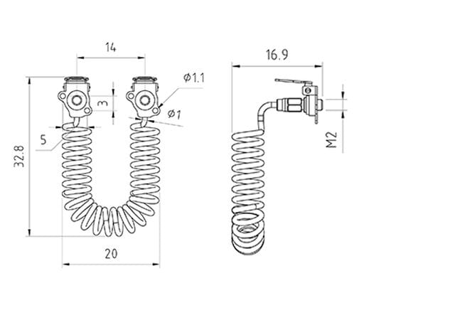 Lesu Druckluft-Kabel-Set rot/schwarz/weiß mit Anschlüssen Lesu Druckluft-Kabel-Set rot_schwarz_weiss mit Anschluessen - RC-Zubehoer