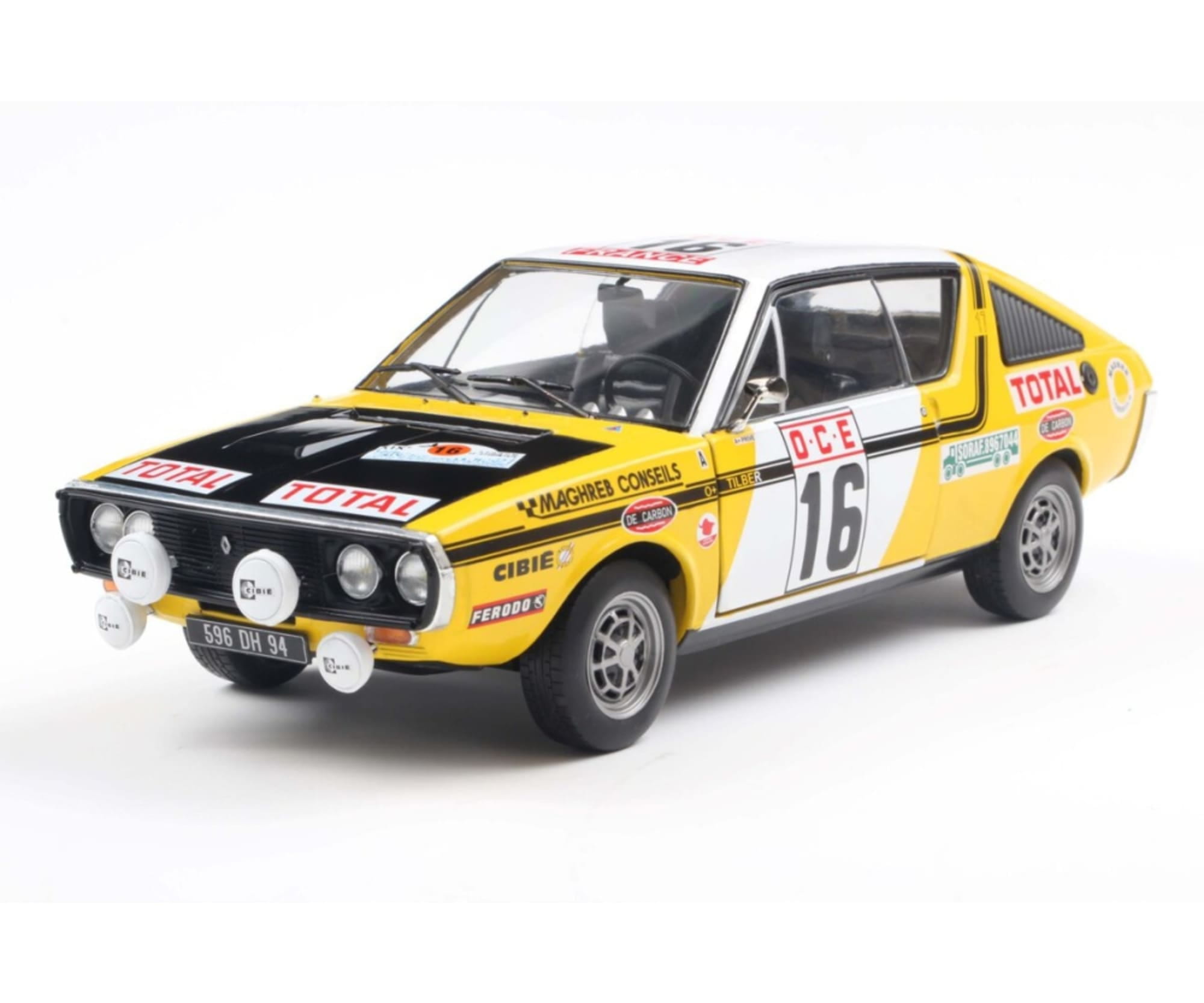 Solido 1_18 Renault 17 PH.1 #23 gelb Standmodellauto