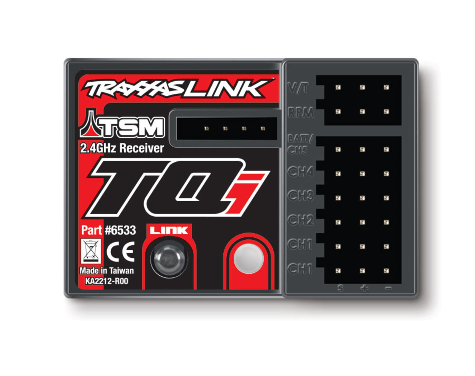 Traxxas Micro 5 Kanal Empfaenger mit TSM und Telemetrie fuer Traxxas TQi RC Modelle