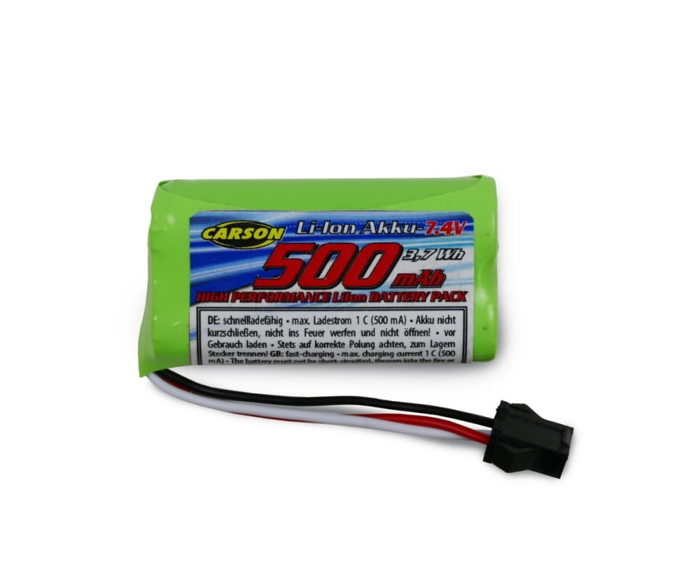 Carson LiIon Akku 7_4V 500mAh Akku Land Rover_ JST - RC-Zubehoer