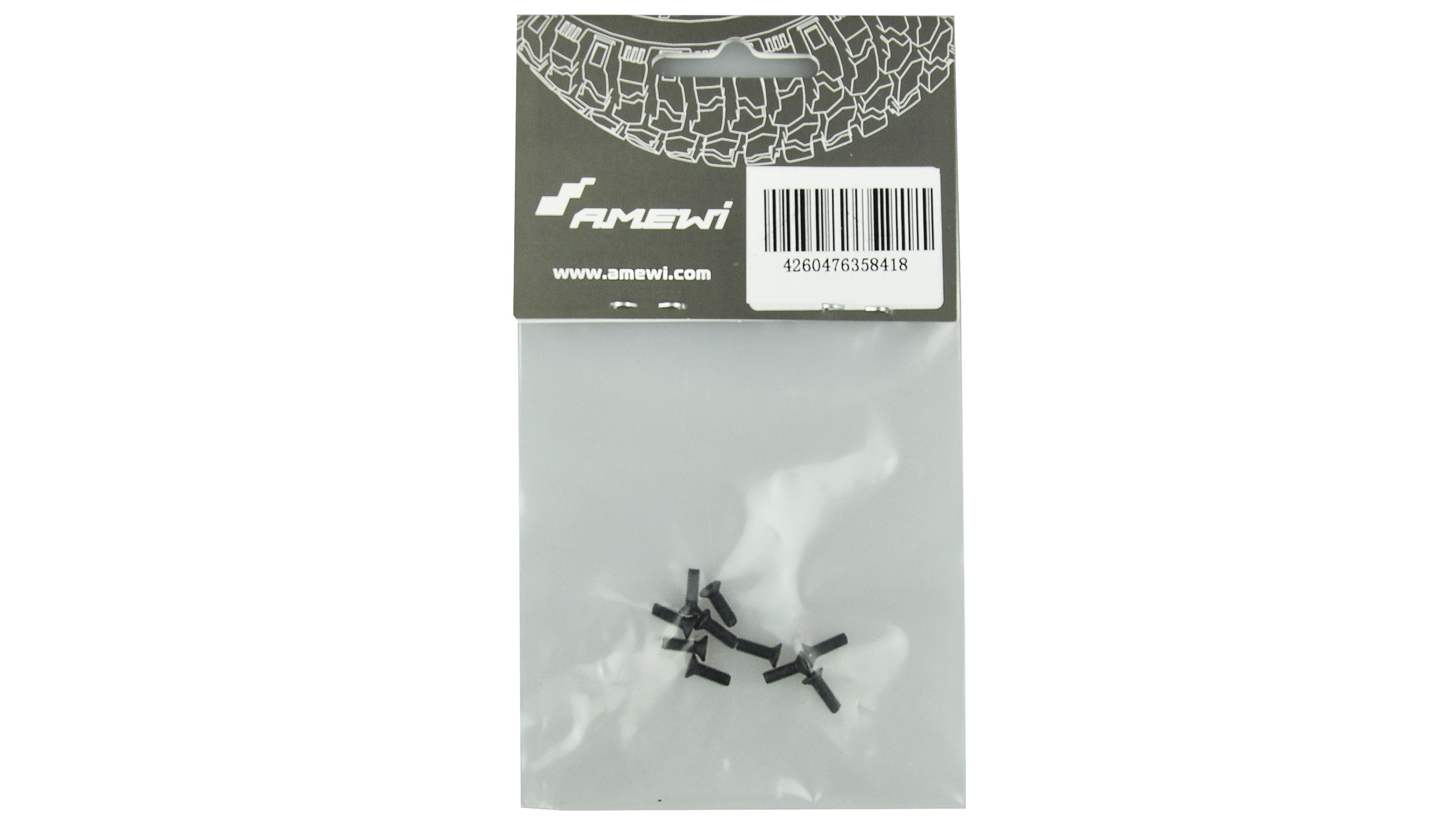 Amewi SW201 Senkkopfschraube M2,5x8 mm 10 Stück, EVO-X 6000