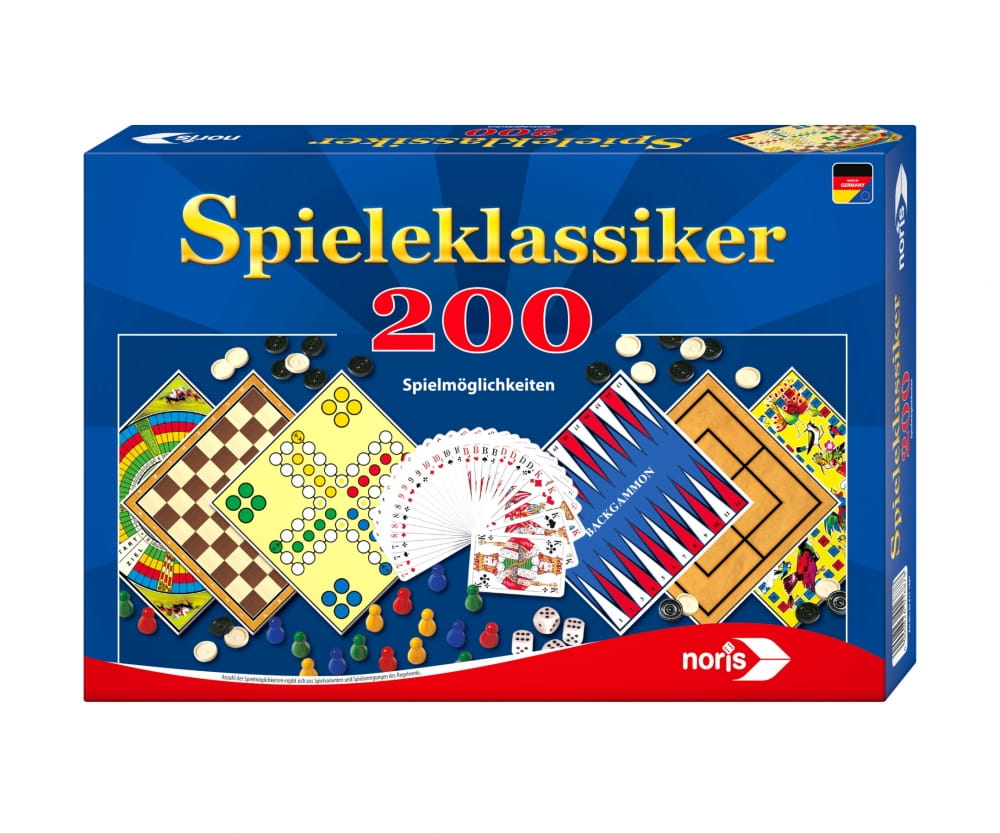 Noris Spieleklassiker - 200 Spielmöglichkeiten