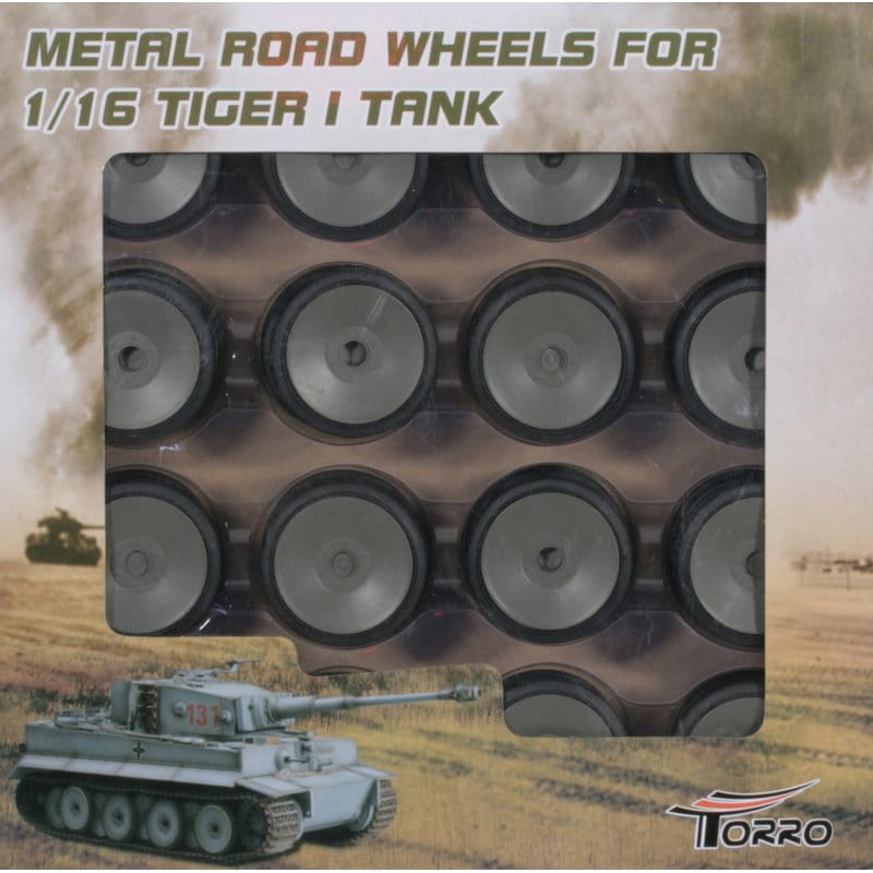 Torro ALU Laufrollen Set Frühe Version für TORRO Tiger 1 Panzer