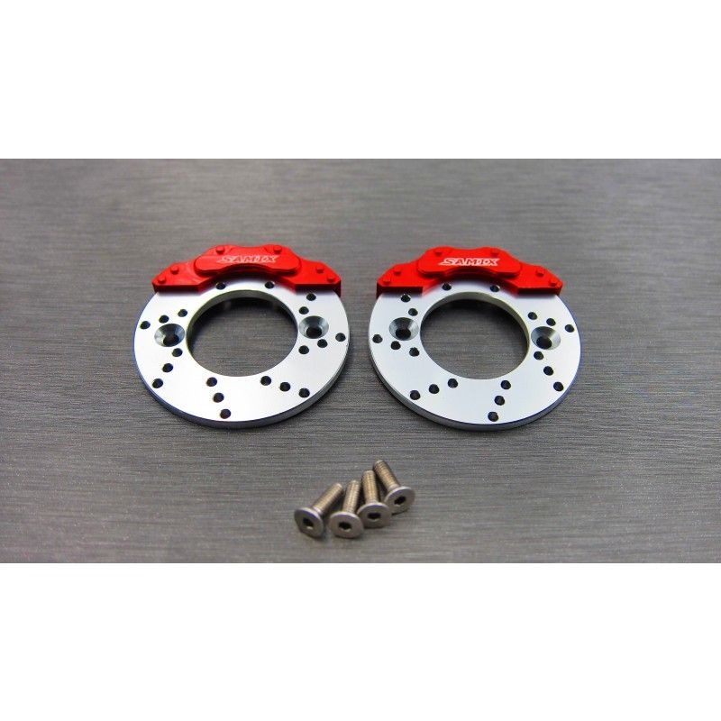 SAMIX Bremsscheiben Set fuer Axial SCX10-2 - RC-Zubehoer