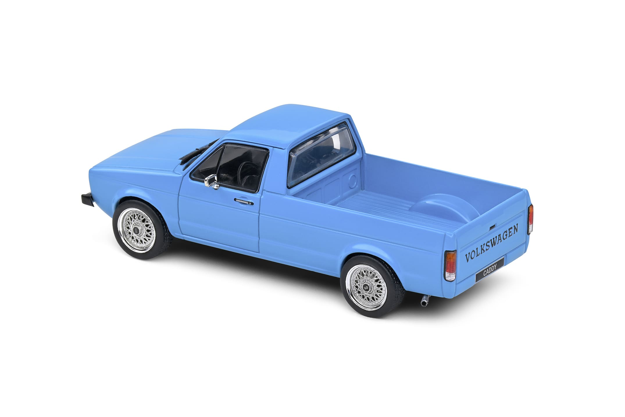 Solido 1_43 VW Caddy Pick Up Miami Blue Modellauto 1990