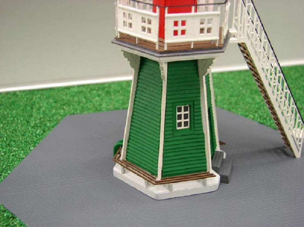 Shipyard Leuchtturm Bunthauser Spitze Lighthouse Germany 1913 1:72 Laser Kartonbausatz